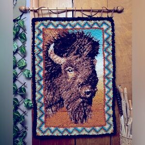 Buffalo Tapestry Wall Hanging -